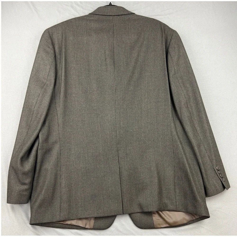 Lauren Ralph Lauren Blazer Mens 48R Brown 100% Wool Sport Coat Excellent